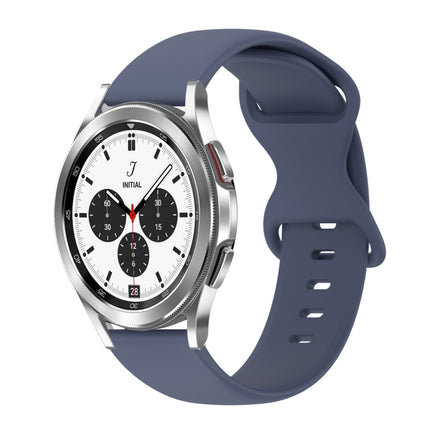 20mm Butterfly Buckle Solid Color Silicone Watch Band, For Samsung Galaxy Watch 4 44mm, For Samsung Galaxy Watch 4 Classic 46mm, For Samsung Galaxy Watch 4 Classic 42mm, For Samsung Galaxy Watch Active 2 - DealBuddy