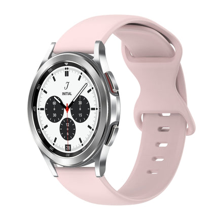 20mm Butterfly Buckle Solid Color Silicone Watch Band, For Samsung Galaxy Watch 4 44mm, For Samsung Galaxy Watch 4 Classic 46mm, For Samsung Galaxy Watch 4 Classic 42mm, For Samsung Galaxy Watch Active 2 - DealBuddy