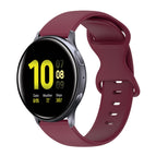 For Samsung Galaxy Watch Active 2 / Burgundy