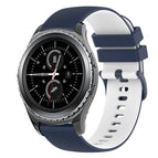 For Samsung Gear S2 Classic / Dark Blue+White