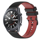 22mm Checkered Two-Color Silicone Watch Band, For Samsung Galaxy Watch3 45mm, For Samsung Galaxy Watch 46mm, For Samsung Gear S3 Classic, For Samsung Gear S3 Frontier - DealBuddy