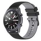 22mm Checkered Two-Color Silicone Watch Band, For Samsung Galaxy Watch3 45mm, For Samsung Galaxy Watch 46mm, For Samsung Gear S3 Classic, For Samsung Gear S3 Frontier - DealBuddy