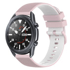 For Samsung Galaxy Watch3 45mm / Pink+White