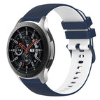 For Samsung Galaxy Watch 46mm / Dark Blue+White