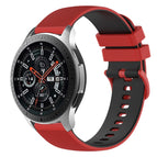For Samsung Galaxy Watch 46mm / Red+Black