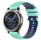 For Samsung Gear S3 Classic / Teal+Blue
