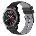 For Samsung Gear S3 Frontier / Black+Grey