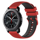 For Samsung Gear S3 Frontier / Red+Black