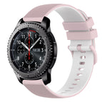 For Samsung Gear S3 Frontier / Pink+White