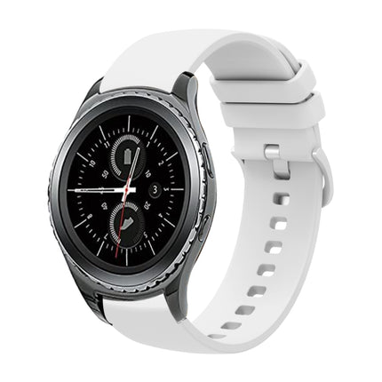 20mm Solid Color Soft Silicone Watch Band, For Samsung Gear S2 Classic, For Samsung Galaxy Watch Active 2 40mm - DealBuddy