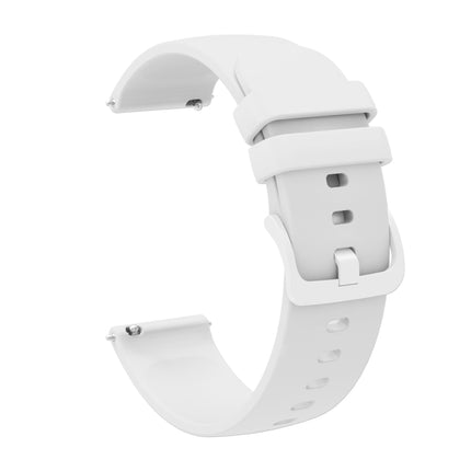 20mm Solid Color Soft Silicone Watch Band, For Samsung Gear S2 Classic, For Samsung Galaxy Watch Active 2 40mm - DealBuddy