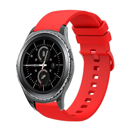 20mm Solid Color Soft Silicone Watch Band, For Samsung Gear S2 Classic, For Samsung Galaxy Watch Active 2 40mm - DealBuddy