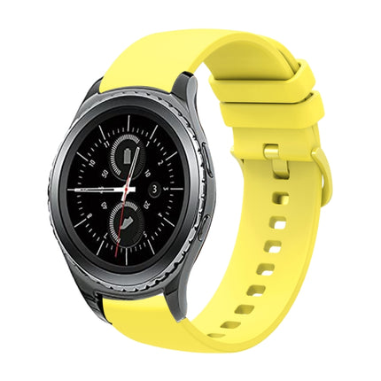20mm Solid Color Soft Silicone Watch Band, For Samsung Gear S2 Classic, For Samsung Galaxy Watch Active 2 40mm - DealBuddy
