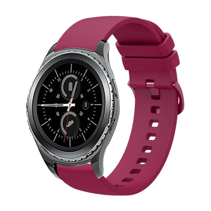 20mm Solid Color Soft Silicone Watch Band, For Samsung Gear S2 Classic, For Samsung Galaxy Watch Active 2 40mm - DealBuddy