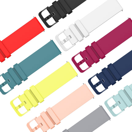 20mm Solid Color Soft Silicone Watch Band, For Samsung Gear S2 Classic, For Samsung Galaxy Watch Active 2 40mm - DealBuddy