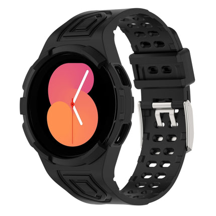 Armor Integrated TPU Double-Pin Buckle Smart Watch Band, For Samsung Galaxy Watch5 40mm, For Samsung Galaxy Watch5 44mm, For Samsung Galaxy Watch4 44mm - DealBuddy