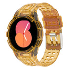 For Samsung Galaxy Watch5 40mm / Transparent Orange