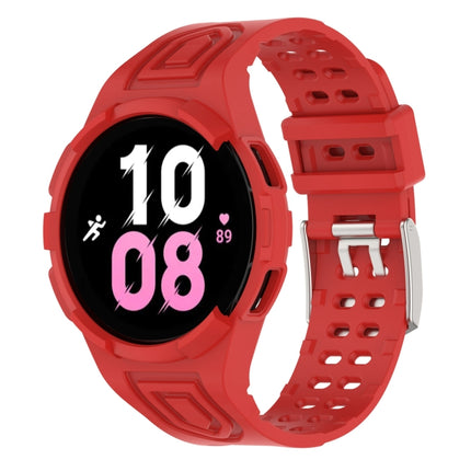 Armor Integrated TPU Double-Pin Buckle Smart Watch Band, For Samsung Galaxy Watch5 40mm, For Samsung Galaxy Watch5 44mm, For Samsung Galaxy Watch4 44mm