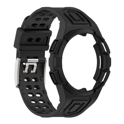 Armor Integrated TPU Double-Pin Buckle Smart Watch Band, For Samsung Galaxy Watch4 40mm, For Samsung Galaxy Watch4 Classic 46mm - DealBuddy
