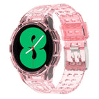 For Samsung Galaxy Watch4 40mm / Transparent Pink