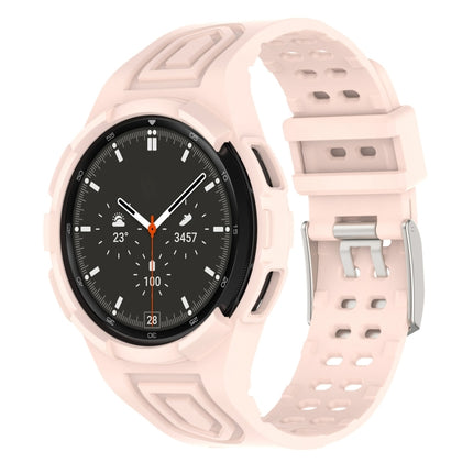 Armor Integrated TPU Double-Pin Buckle Smart Watch Band, For Samsung Galaxy Watch4 40mm, For Samsung Galaxy Watch4 Classic 46mm - DealBuddy