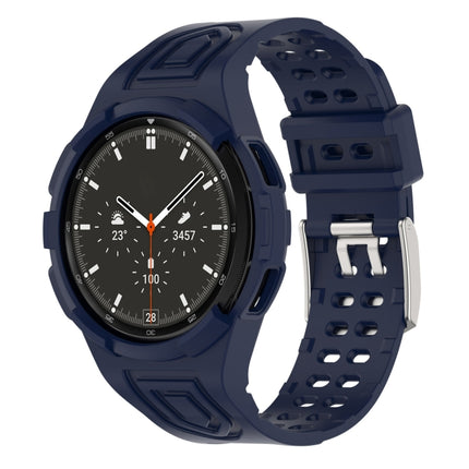 Armor Integrated TPU Double-Pin Buckle Smart Watch Band, For Samsung Galaxy Watch4 40mm, For Samsung Galaxy Watch4 Classic 46mm - DealBuddy