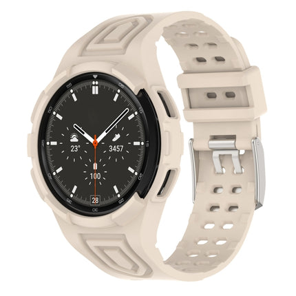 Armor Integrated TPU Double-Pin Buckle Smart Watch Band, For Samsung Galaxy Watch4 40mm, For Samsung Galaxy Watch4 Classic 46mm - DealBuddy