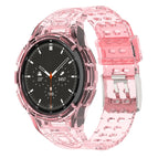 For Samsung Galaxy Watch4 Classic 46mm / Transparent Pink
