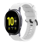 20mm Solid Color Soft Silicone Watch Band