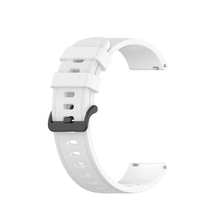 20mm Solid Color Soft Silicone Watch Band