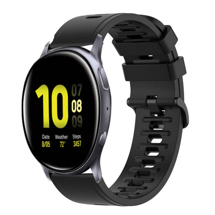 20mm Solid Color Soft Silicone Watch Band