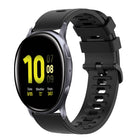 20mm Solid Color Soft Silicone Watch Band