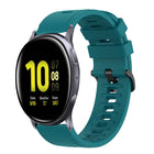 20mm Solid Color Soft Silicone Watch Band