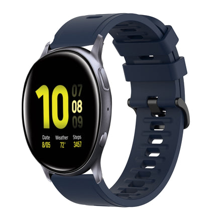 20mm Solid Color Soft Silicone Watch Band