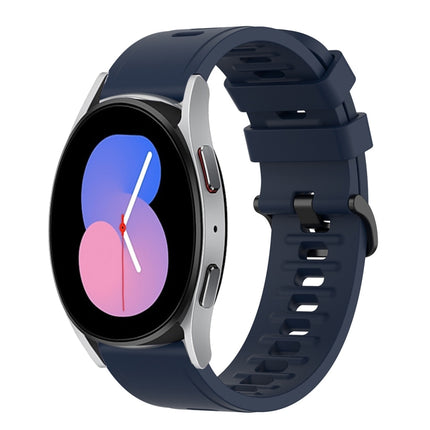 20mm Solid Color Soft Silicone Watch Band