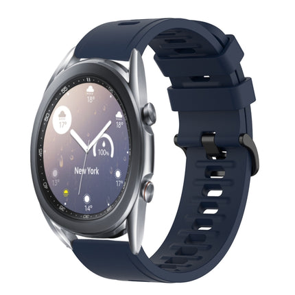 22mm Solid Color Soft Silicone Watch Band