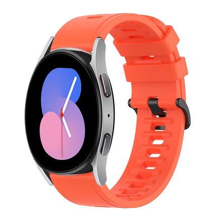 22mm Solid Color Soft Silicone Watch Band