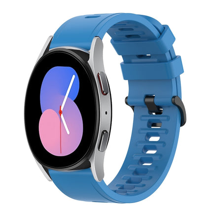 22mm Solid Color Soft Silicone Watch Band