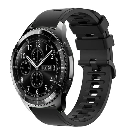 22mm Solid Color Soft Silicone Watch Band
