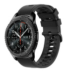 For Samsung Gear S3 Frontier / Black
