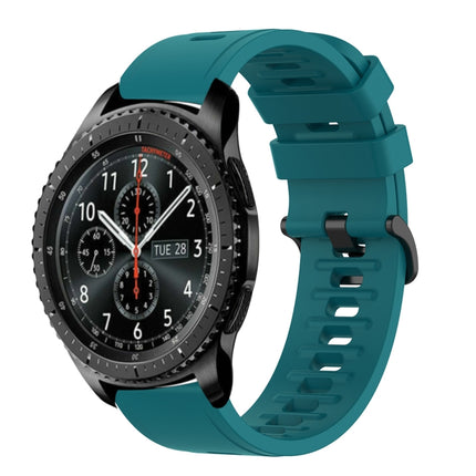 22mm Solid Color Soft Silicone Watch Band