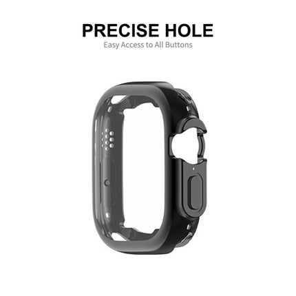 ENKAY Electroplated Soft TPU Case with Screen Film For Apple Watch Ultra 3 / 2 /1 49mm