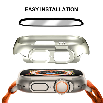 For Apple Watch Ultra 3 / 2 / 1 49mm ENKAY 2 in 1 PC Case + Full Coverage 9H Tempered Glass Film - DealBuddy