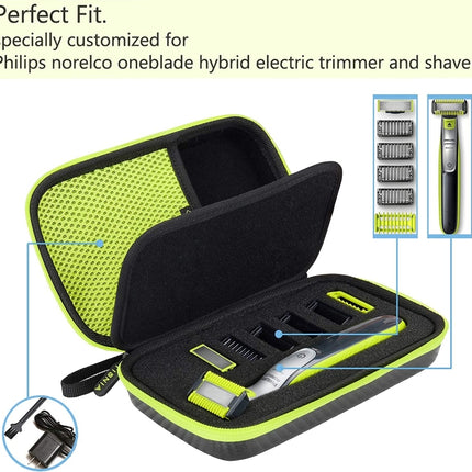 Razor EVA PU Box Travel Storage Bag For Philips QP2520 / QP2530 / QP2620 / QP2630 Shaver