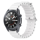 22mm Ocean Style Silicone Solid Color Watch Band, For Samsung Galaxy Watch3 45mm, For Samsung Galaxy Watch 46mm, For Samsung Gear S3 Classic, For Samsung Gear S3 Frontier - DealBuddy