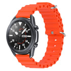 22mm Ocean Style Silicone Solid Color Watch Band, For Samsung Galaxy Watch3 45mm, For Samsung Galaxy Watch 46mm, For Samsung Gear S3 Classic, For Samsung Gear S3 Frontier - DealBuddy