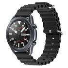 22mm Ocean Style Silicone Solid Color Watch Band, For Samsung Galaxy Watch3 45mm, For Samsung Galaxy Watch 46mm, For Samsung Gear S3 Classic, For Samsung Gear S3 Frontier - DealBuddy