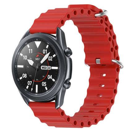 22mm Ocean Style Silicone Solid Color Watch Band, For Samsung Galaxy Watch3 45mm, For Samsung Galaxy Watch 46mm, For Samsung Gear S3 Classic, For Samsung Gear S3 Frontier - DealBuddy
