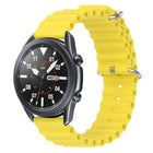 22mm Ocean Style Silicone Solid Color Watch Band, For Samsung Galaxy Watch3 45mm, For Samsung Galaxy Watch 46mm, For Samsung Gear S3 Classic, For Samsung Gear S3 Frontier - DealBuddy