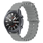 22mm Ocean Style Silicone Solid Color Watch Band, For Samsung Galaxy Watch3 45mm, For Samsung Galaxy Watch 46mm, For Samsung Gear S3 Classic, For Samsung Gear S3 Frontier - DealBuddy